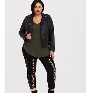 Torrid super soft tunic tee hunter green size 2